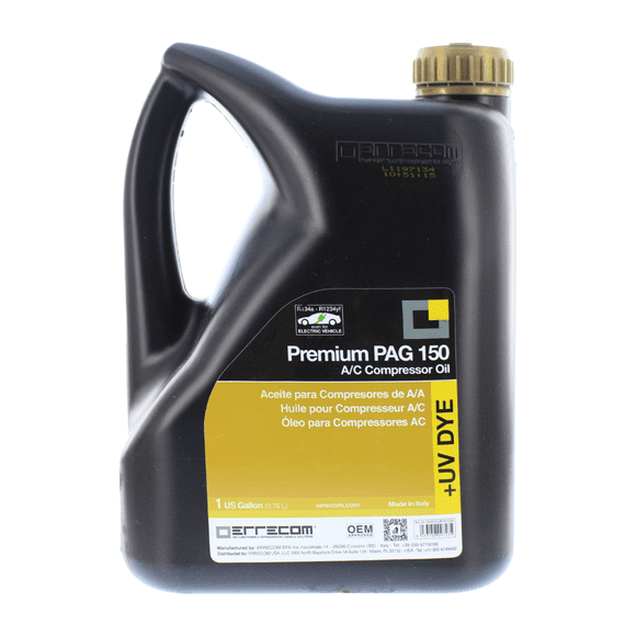 Aceite PAG 150 + Detector de Fugas UV 1GL ERRECOM