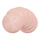 thumbnail image 1 of Juego de Manteles Rústicos de 6 Manteles Tejidos con Diseño Hueco para Decoración de Mesa de Comedor Interior y Exterior, Mantel de Cocina, Limpieza Fácil, Oro Rosa, 15 pulgadas, 1 of 6