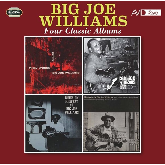 Set de 2 CD Avid Big Joe Williams Cuatro Álbumes Clásicos