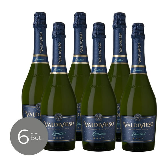 Pack x6 Espumante Valdivieso Limited Brut 750cc