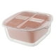 thumbnail image 1 of Juego De Cuencos Coladores Con Tapa Herramienta De Cocina Cortador De Verduras Rallador Rosa, 1 of 3
