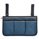 thumbnail image 3 of Silla De Ruedas Andador Bolsa Lateral Bolsa Cama Riel Organizador Bolsillo Para Teléfono Azul Oscuro, 3 of 5