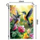 thumbnail image 5 of Bandera de jardín LienzoFest 30 × 46 cm, doble cara, con colibrí, 5 of 7