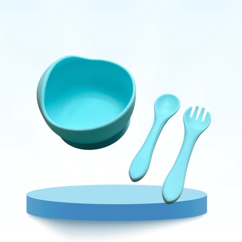 Kokoa World - Set Bowl Silicona Bebé Y Niños