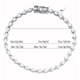 thumbnail image 2 of Pulseras de Tenis de Moissanita para Mujer Pulsera de Cadena de Plata Esterlina 925 Color D Claridad VVS1 Diamante Pulseras de Tenis para Mujer Joyería 16-21CM, 2 of 11