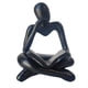 thumbnail image 1 of Escultura Decorativa De Mesa De Estatua De Pensador Abstracto Para Decoración De Hotel En Casa Negro, 1 of 5