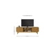thumbnail image 3 of Rack Tv Triunfo 70" 200X69X38.5 Cm Natural, 3 of 4