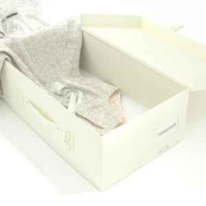 Caja De Almacenamiento Para Vestidos De Novia Hangerworld Para Vestidos De Novia, Color Marfil