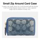 thumbnail image 2 of Tarjetero Coach 10 cm Crystal Signature Denim, 2 of 5