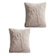 thumbnail image 1 of Set De 2 Fundas De Cojin Con Relieve 45x45cm Beige, 1 of 4