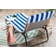 thumbnail image 5 of Toalla para sillón de playa DII Stripe, 100% algodón rizado, azul, 5 of 7