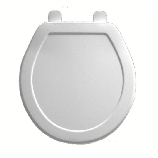 Asiento Wc De Plástico Wc Redondo Frente Cerrado Blanco 1 Pieza Mayfair