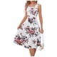 thumbnail image 1 of Vestido Sin Mangas Largo Estampado Floral Blanco, 1 of 7