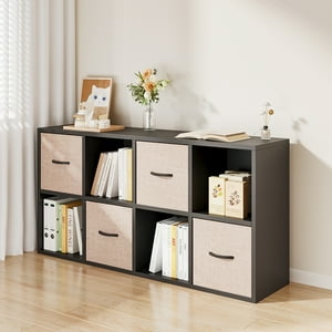 Rohe - Estanteria Librero 4+4+4 Color Negro 120 X 62 X 30Cm