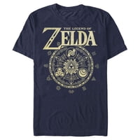 Nintendo - Camiseta Zelda Cir Para Hombre Azul Marino Talla M