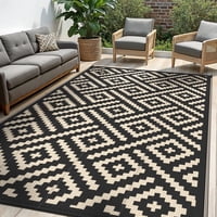 Alfombra Sarben Outdoor 183 X 274 Cm Impermeable Reversible