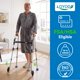 thumbnail image 2 of Walker Loyoda plegable con 2 pelotas de tenis para personas mayores de 350 libras, 2 of 6