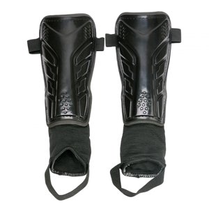 Ioensy - 2X Espinilleras De Fútbol Accesorios Equipo De Fútbol Para Mujeres Hombres Adultos Negro