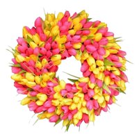 Magideal - De Tulipanes, De Flores Artificiales Para Casa De , Puerta Delantera, Boda, Interior, Exterior, Decoración De Primavera Y B