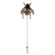 thumbnail image 4 of Rhinestone honeybee bug insect stick solapa pin boutonniere broche negro, 4 of 5