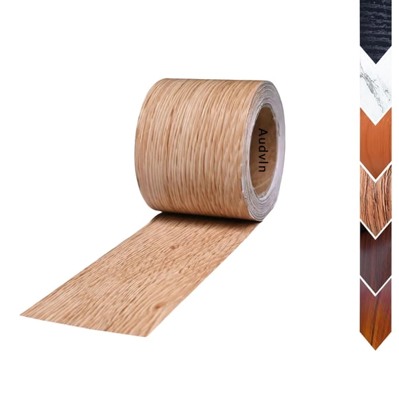 Cinta Reparadora con Diseño de Vetado de Madera Audvln 5 cm x 10 m Autoadhesiva