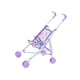 thumbnail image 4 of Carrito De Juguete Educativo Para Juegos De Rol, Accesorios Para Mu?ecas, Porta Mu?ecas Plegable Violeta, 4 of 5