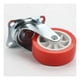 thumbnail image 3 of Ruedas Giratorias Multifuncionales Sillas Muebles Set X4 Ruedas Rojo, 3 of 5