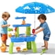 thumbnail image 1 of Mesa de agua y arena Wee Wonders de 3 niveles con sombrilla y juguetes, 1 of 8