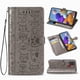 thumbnail image 1 of Funda Cartera FOXDOCK para Samsung Galaxy A21S , Flip PU con Relieve de Gatos y Perros, Tarjetero y Soporte, 1 of 6
