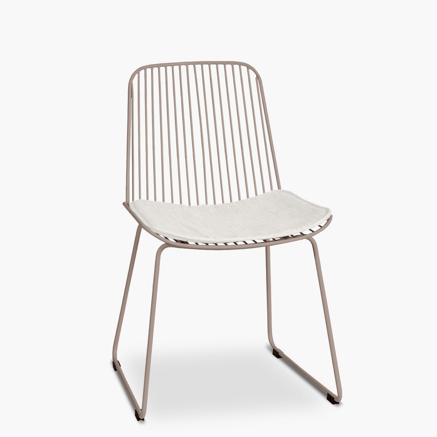 Form Design - Silla Metálica Isabella Taupe