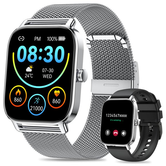 Reloj Inteligente Fitness Impermeable Con Llamadas Spo2 Y Fc