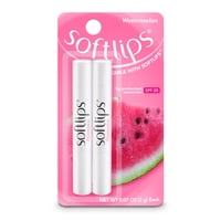 Bálsamo Labial Softlips Watermelon Spf 20, Paquete De 2 Para Labios Suaves