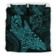 thumbnail image 1 of Juego de funda nórdica Shark Polynesian - Polynesian Tattoo Blue, 1 of 3