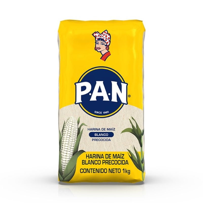 Pan - Harina De Maíz Blanca Bolsa