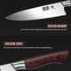 thumbnail image 4 of Set de Cuchillos de Cocina HOSHANHO Chef 20 cm Santoku 18 cm Pelador 9.5 cm, 4 of 7