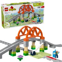 Juguete De Construcción Lego Duplo Town Train Bridge Con 10 Vías 10426