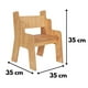 thumbnail image 4 of Silla Infantil Natural 35x35x35 cm, 4 of 5
