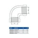 thumbnail image 2 of Codo para Agua Hi-Hi 1/2, 2 of 2