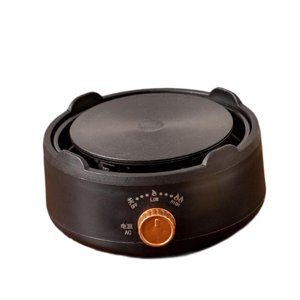 Bothyi - Calentador Eléctrico De Placa Pequeña, Estufa Eléctrica Para Cocina, Picnic, Camping, Color Negro