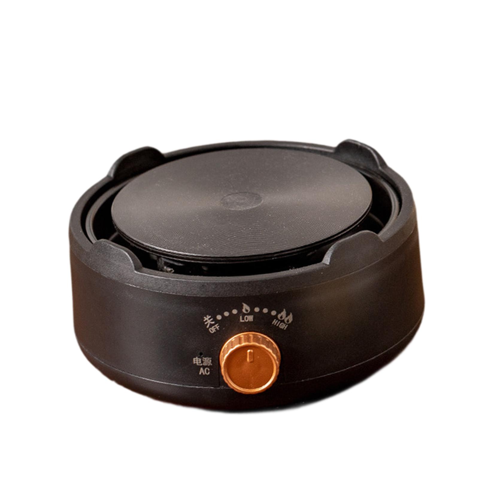 Bothyi - Calentador Eléctrico De Placa Pequeña, Estufa Eléctrica Para Cocina, Picnic, Camping, Color Negro