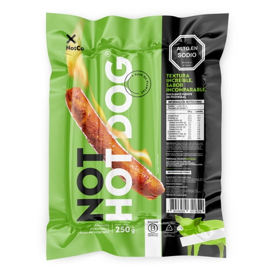 Salchicha Vegetal Nothotdog 250 g NotCo