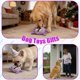 thumbnail image 4 of Juguete para perro HUGEME Monster de peluche con chirrido, color morado, 4 of 8