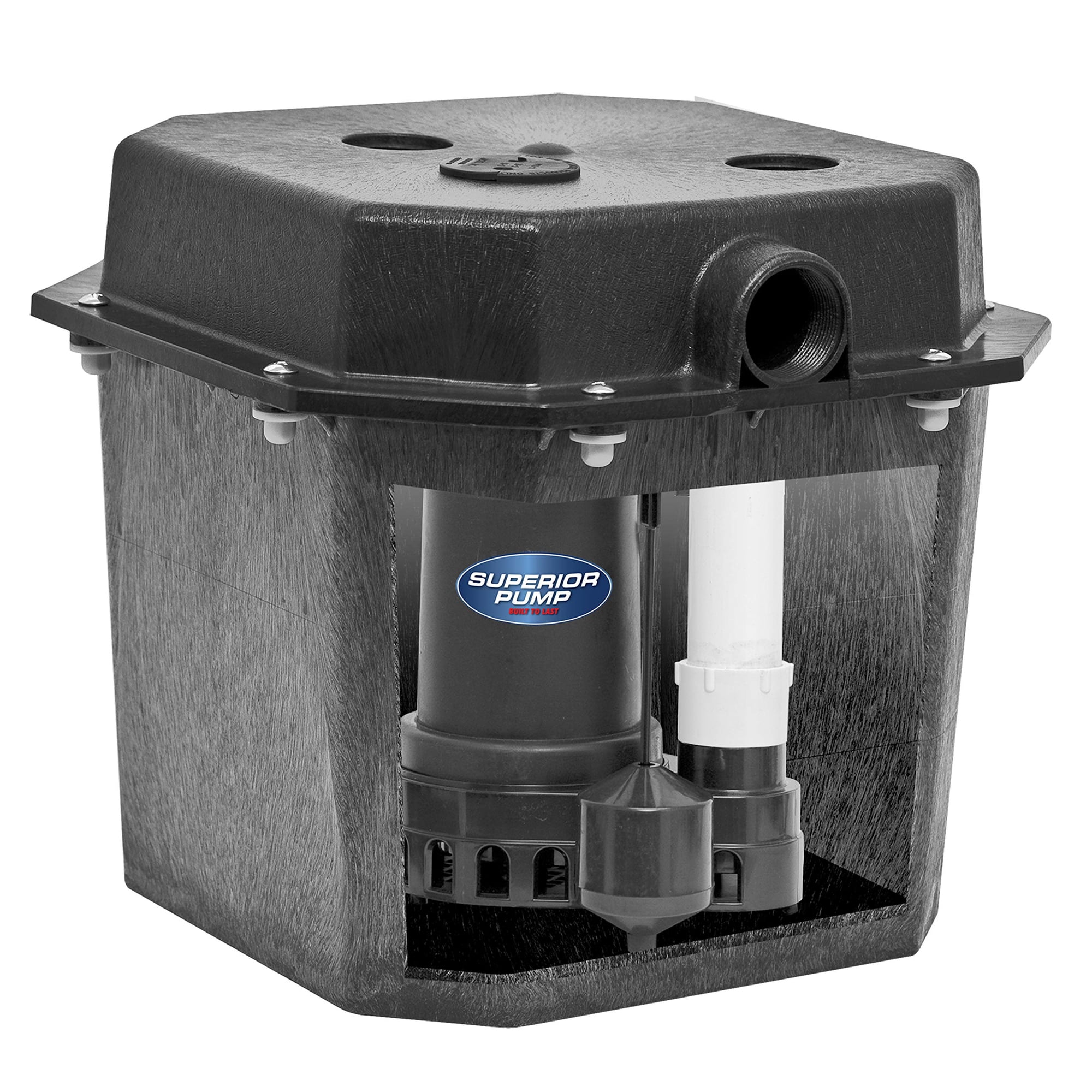 Sistema De Bomba De Desagüe De Fregadero Superior Pump 92072-u 1/3 Hp Negro