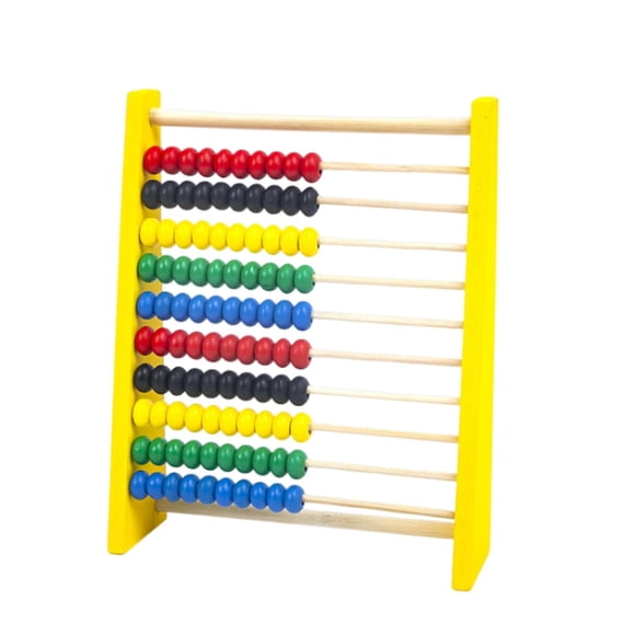 Abacus Beads Counting Toy Counting Abacus Juguete Educativo Para Niños Niñas Amarillo S