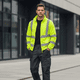 thumbnail image 2 of Micropolar Térmico Hombre Alta Visibilidad Cinta Reflectante Amarillo, 2 of 9