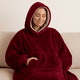 thumbnail image 2 of Poleron Frazada Polar Manta Felpa Con Capucha Mujer Hombres Polerones Unisex, 2 of 4