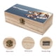 thumbnail image 3 of Anatomía según Grey Caja Organizadora de Madera Rústica - Caja Decorativa Multifuncional para Escritorio, Hogar, Oficina, Joyas y Manualidades, 3 of 6