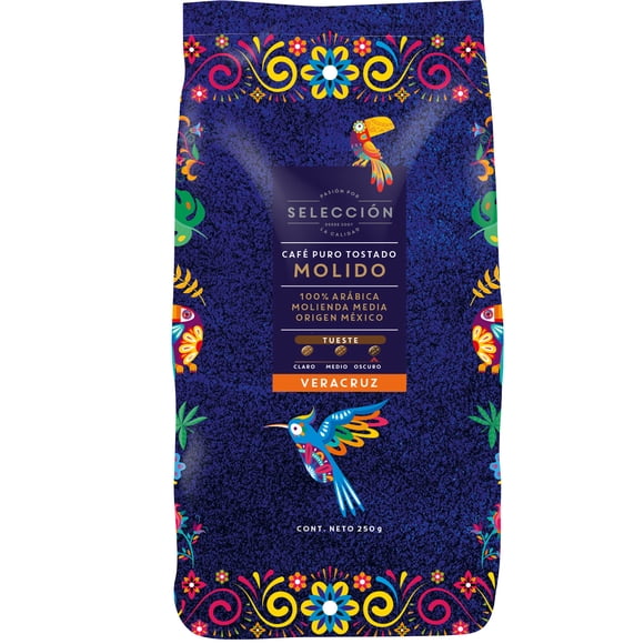 Café Grano Molido Veracruz Bolsa, 250 g