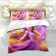 thumbnail image 5 of Enredados, Princesa Rapunzel Conjunto de sábanas temático, trío de piezas, cómodo y amigable con la piel, diseño único, regalo de decoración para el hogar para familiares, amigos y fans,173cm *218cm, 5 of 6