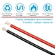 thumbnail image 4 of Cable BNTECHGO de silicona 10 AWG, 3 m, rojo y negro, 4 of 8
